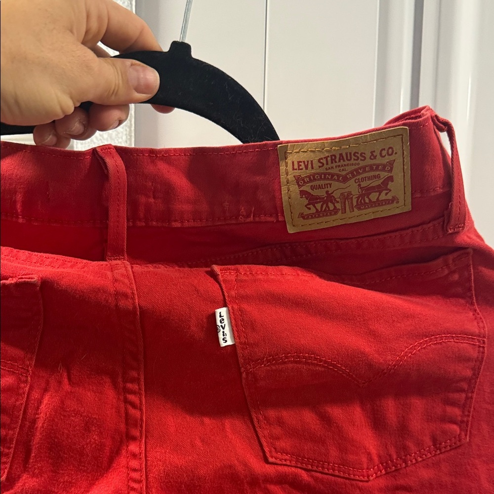 Levi's women Bold Red Jeans